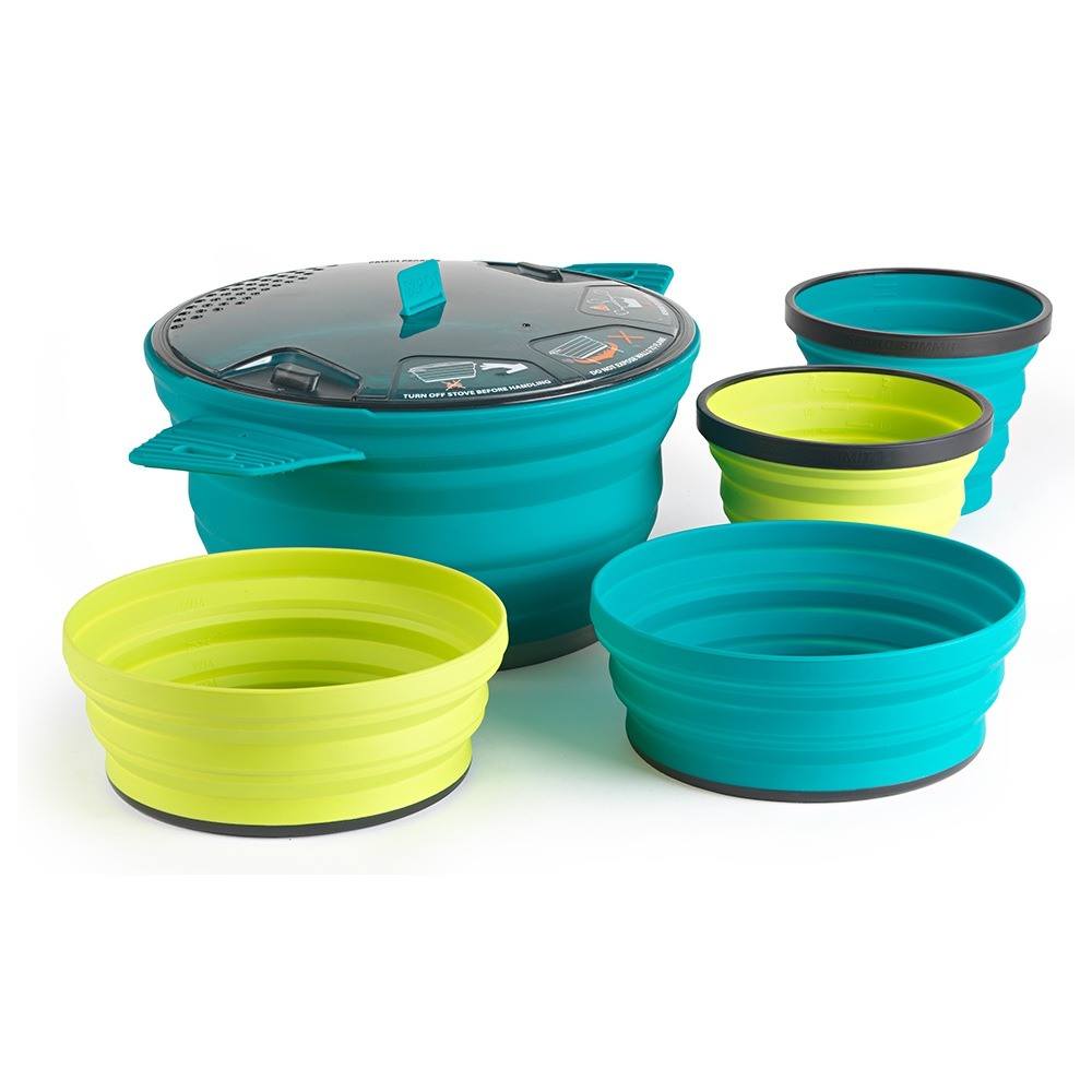 Panela retrátil Sea to Summit X-Pot com capacidade para 2,8 litros
