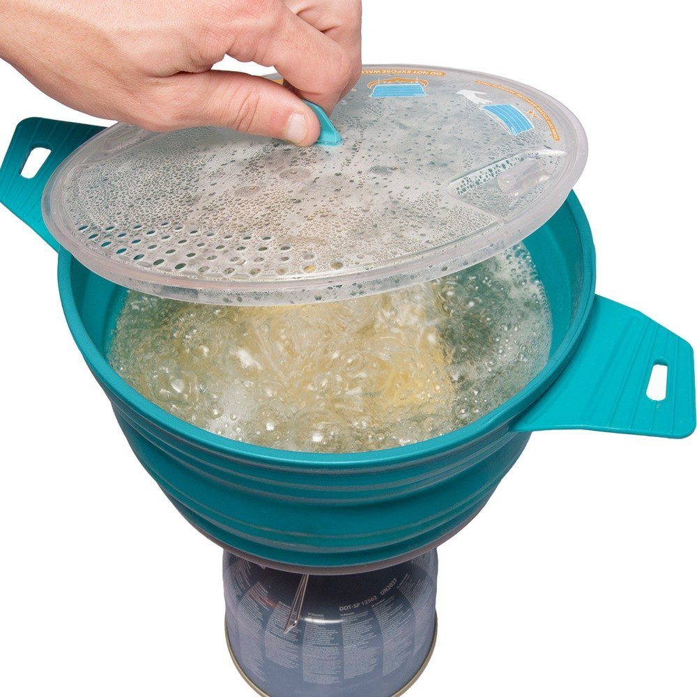 Panela retrátil Sea to Summit X-Pot com capacidade para 2,8 litros