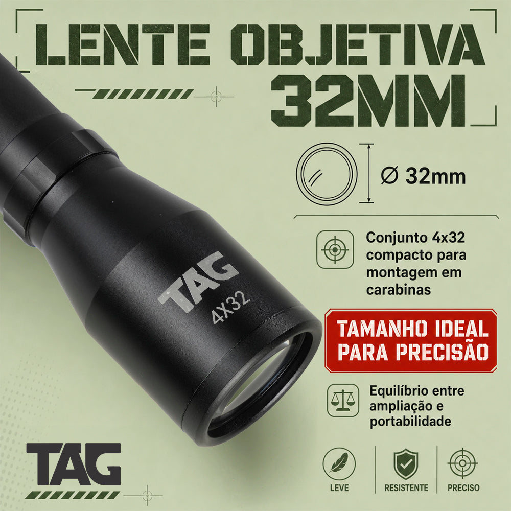 Luneta 4x32 Set TAG