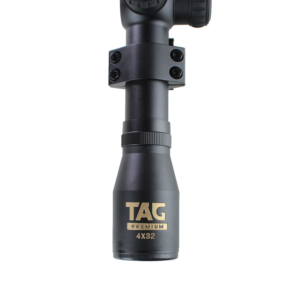 Luneta Flash 4x32 TAG para carabina de pressão