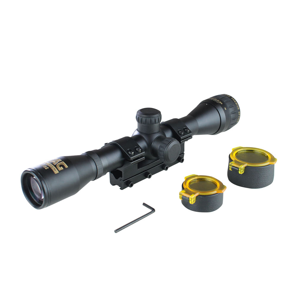 Luneta Flash 4x32 TAG para carabina de pressão