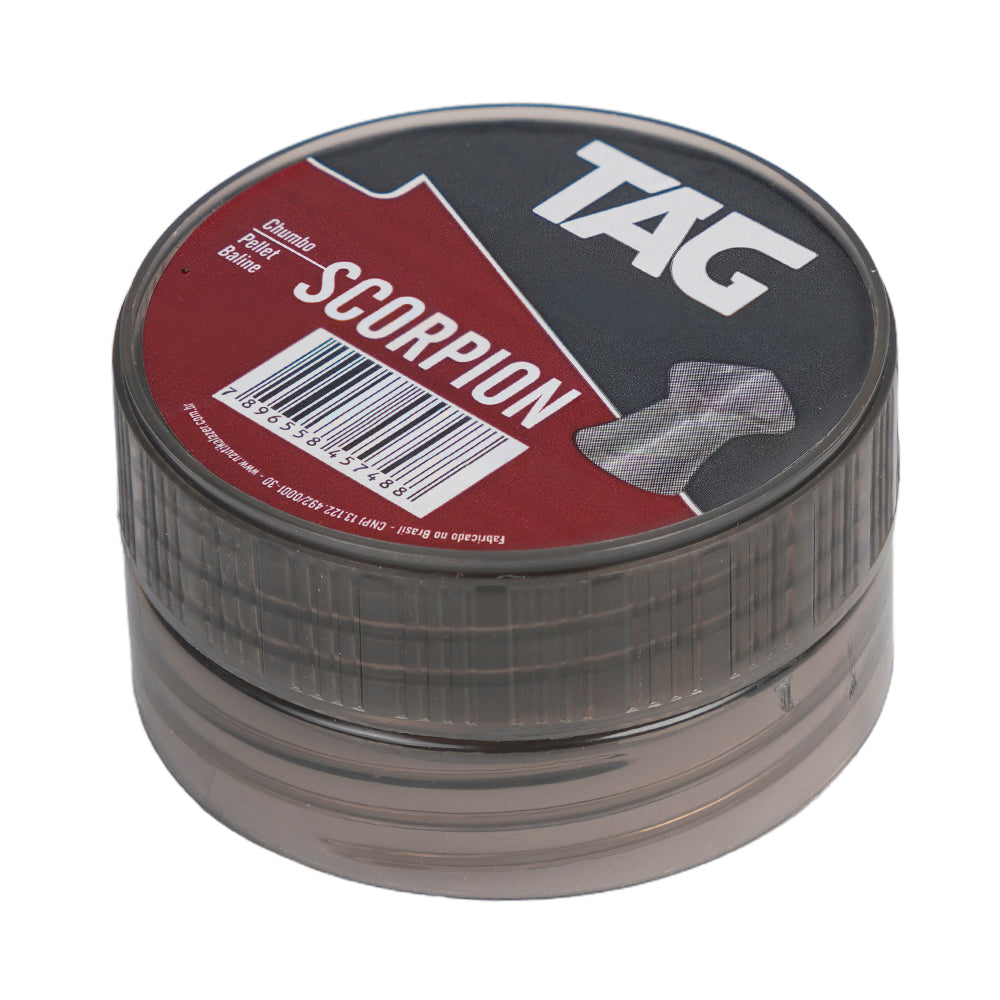 Chumbinho Scorpion 5,5mm TAG 0,73g com 75 unidades