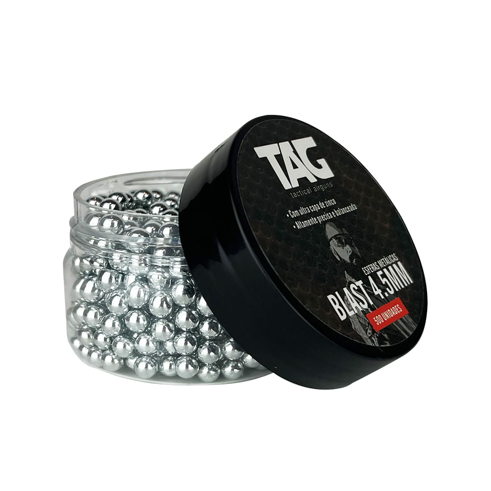 Esfera metálica Blast 4,5mm TAG 500 unidades