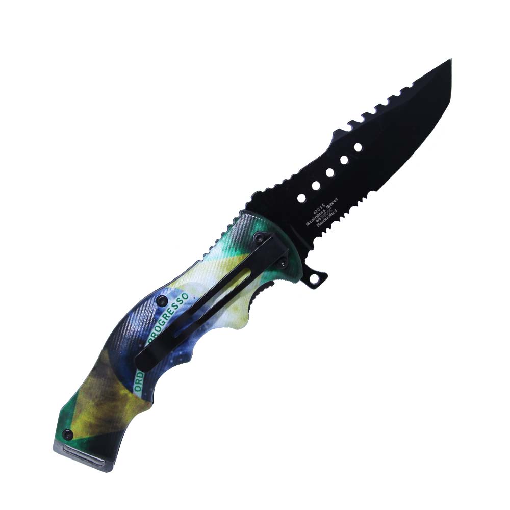 Canivete Patriota TAG com trava de segurança