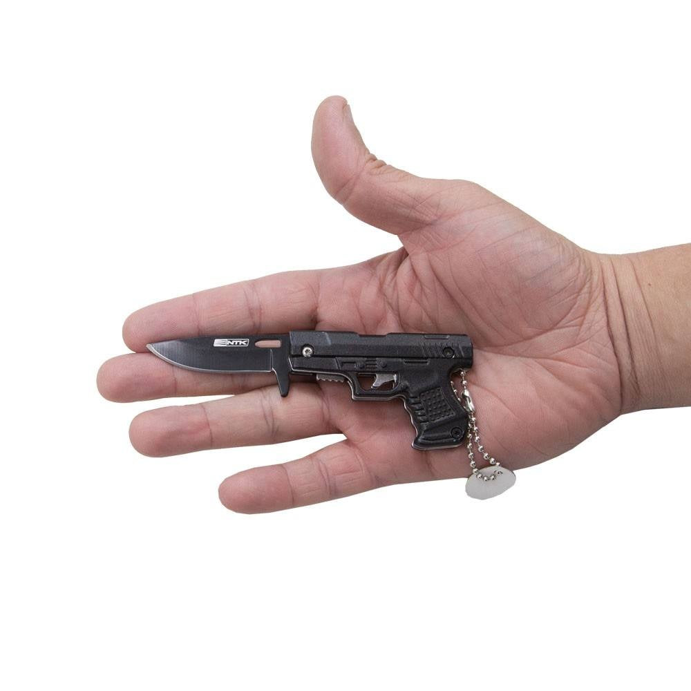 Mini Canivete Kolt TAG em formato de pistola caixa com 12 unidades