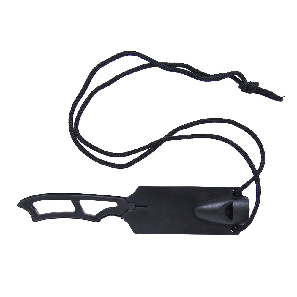 Faca tática Boot TAG com bainha rígida e cordão de segurança