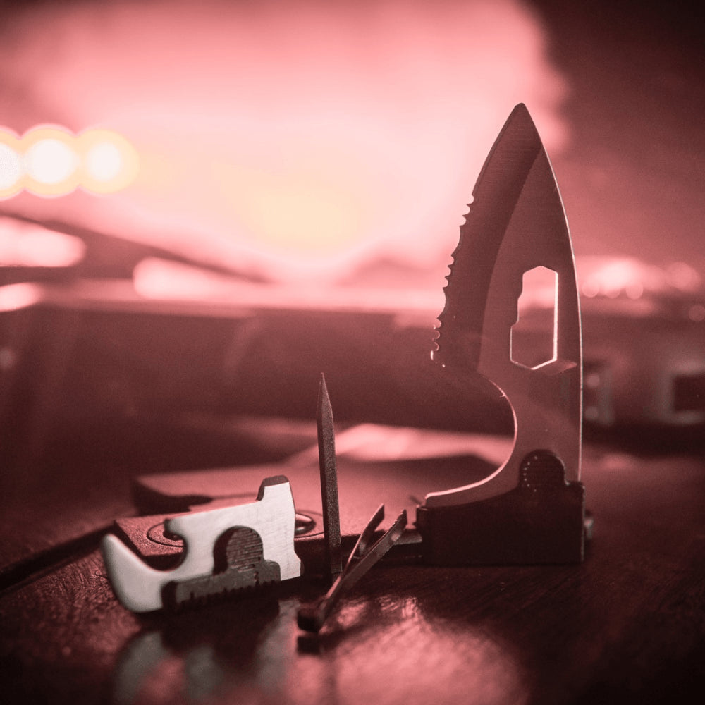 Cartão canivete multufuncional Flat TAG