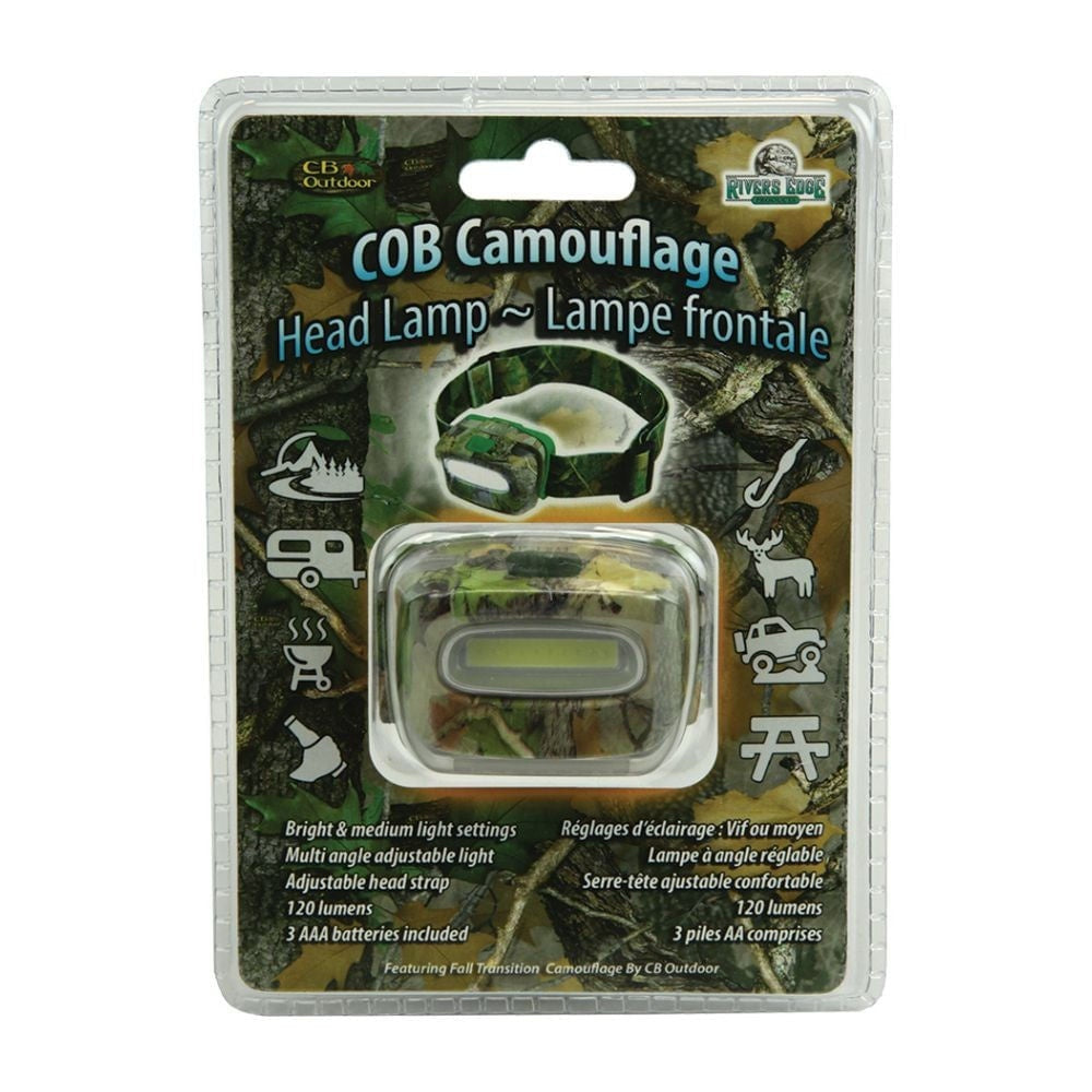 Lanterna Headlamp Flashlight TAG de cabeça camuflada
