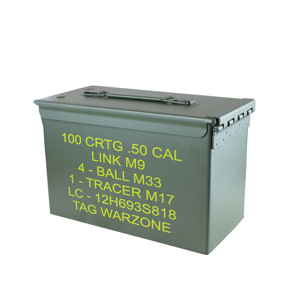 Caixa de Munição Ammo Box TAG Para Até 50 Munições