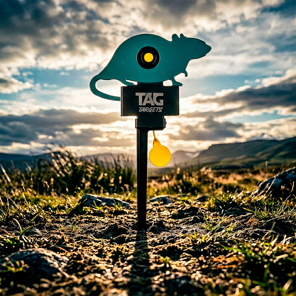 Alvo Field Crow Resetável TAG para Carabina 4.5mm e 5.5mm