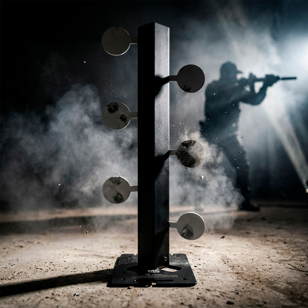 Alvo para Airsoft Flipbar TAG 43cm Sistema Duelo em Metal