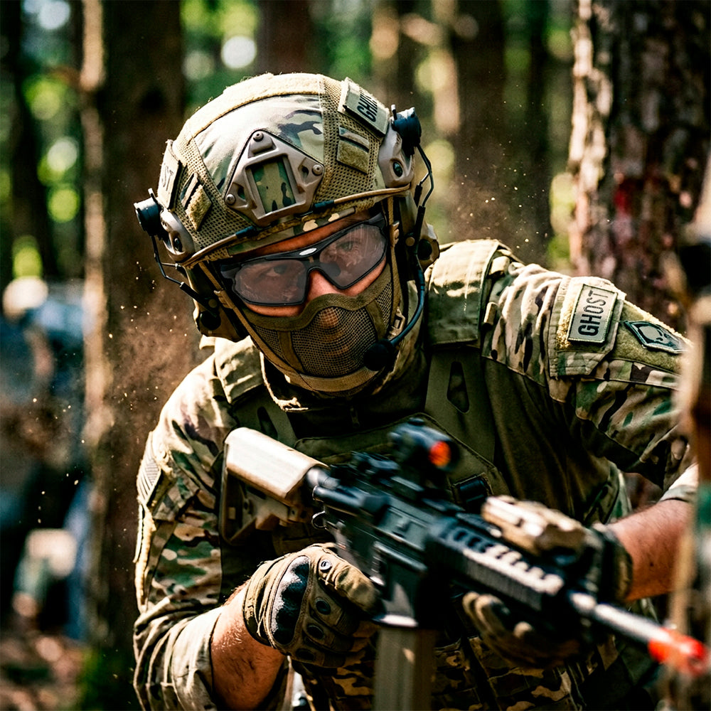 Óculos Tático Ghost com 3 Lentes UV 400 TAG