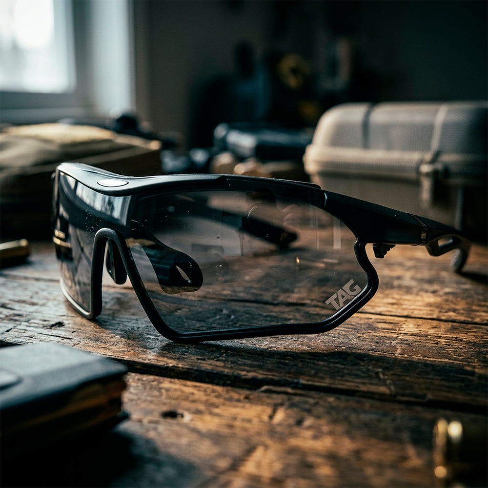 Óculos Tático Ghost com 3 Lentes UV 400 TAG
