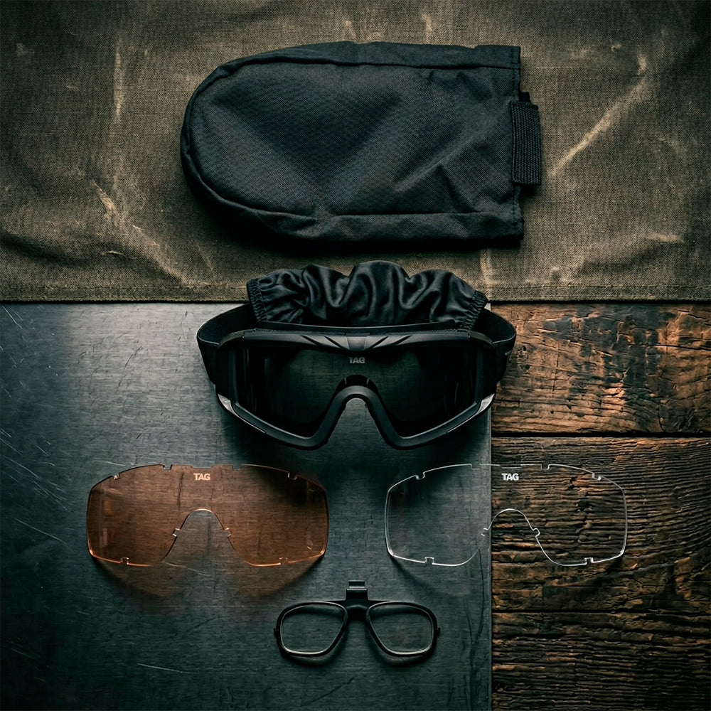 Óculos Tático Storm TAG com 2 Lentes UV 400