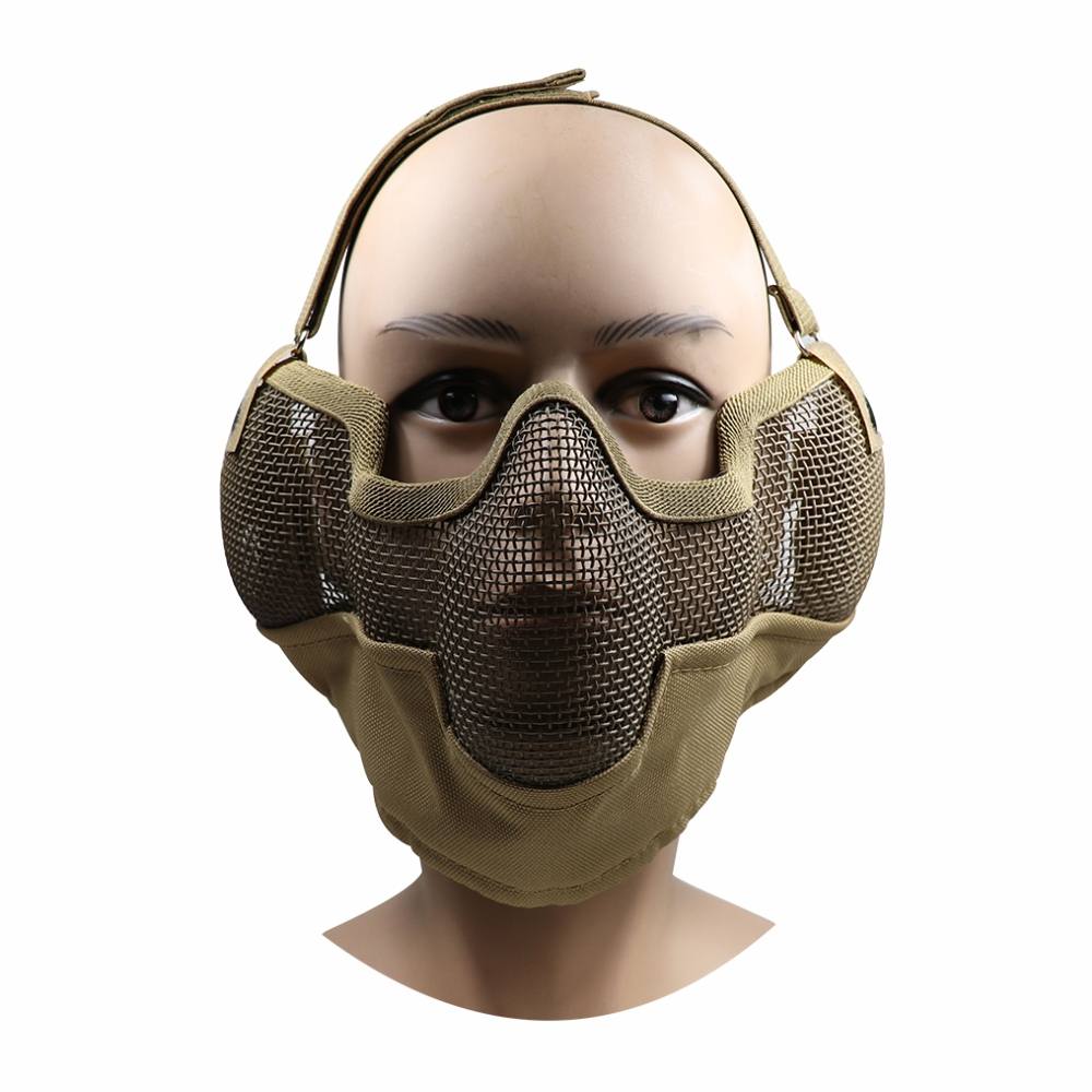 Máscara de meia face TAG com tela metálica