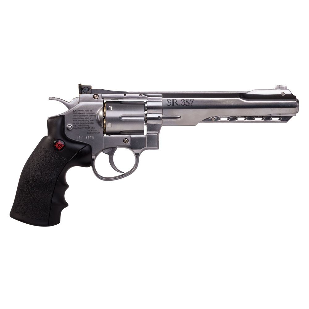 Revólver Crosman CO2 SR357 Silver calibre 4,5mm