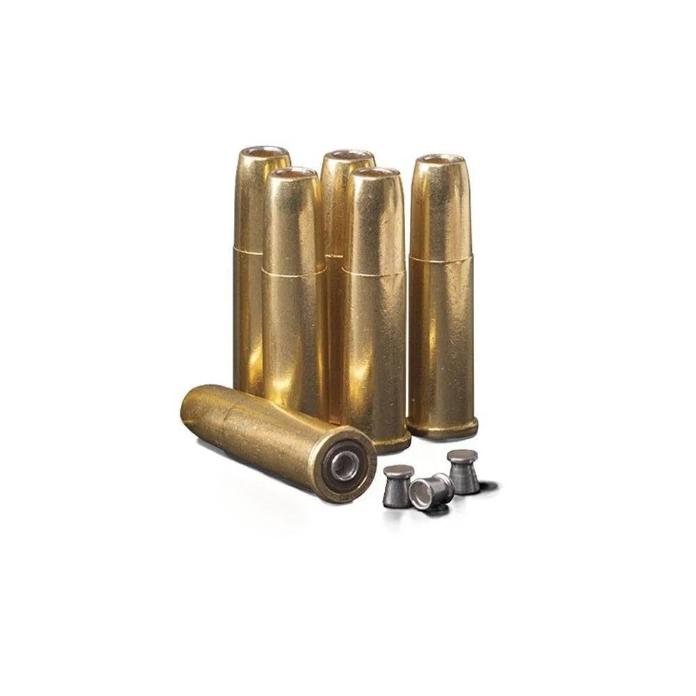 MAG Chumbinho 6 cápsulas Crosman calibre 4,5mm para revólveres