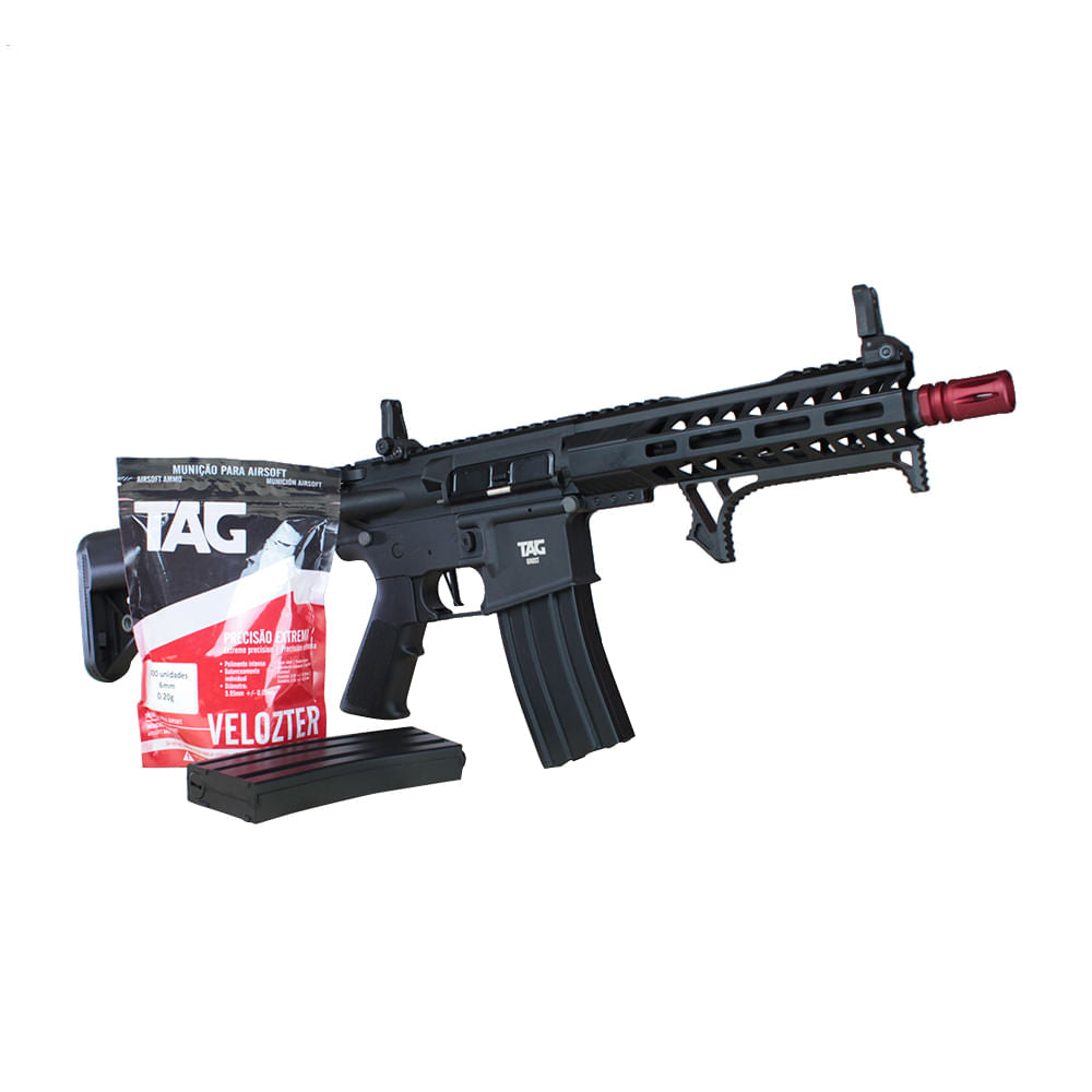 Rifle de airsoft elétrico 6mm Ghost TAG