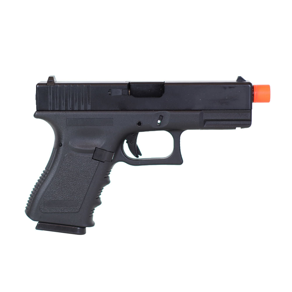 Pistola de airsoft Kosok 19 full metal 6mm E&C Green Gás Blowback