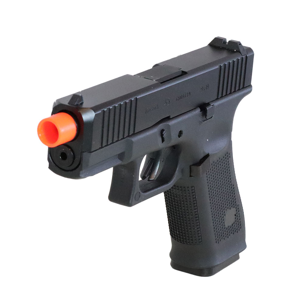 Pistola de airsoft Kosok 45 full metal 6mm E&C Gás Blowback Green Gás