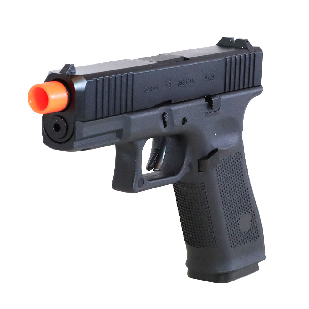 Pistola de airsoft Kosok 45 full metal 6mm E&C Gás Blowback Green Gás