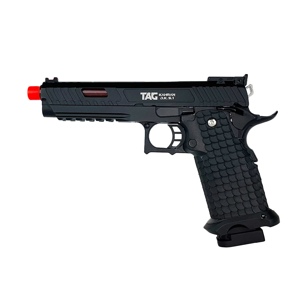 Pistola de airsoft TAG GBB Kahran JW 5.1 semiautomática calibre 6mm