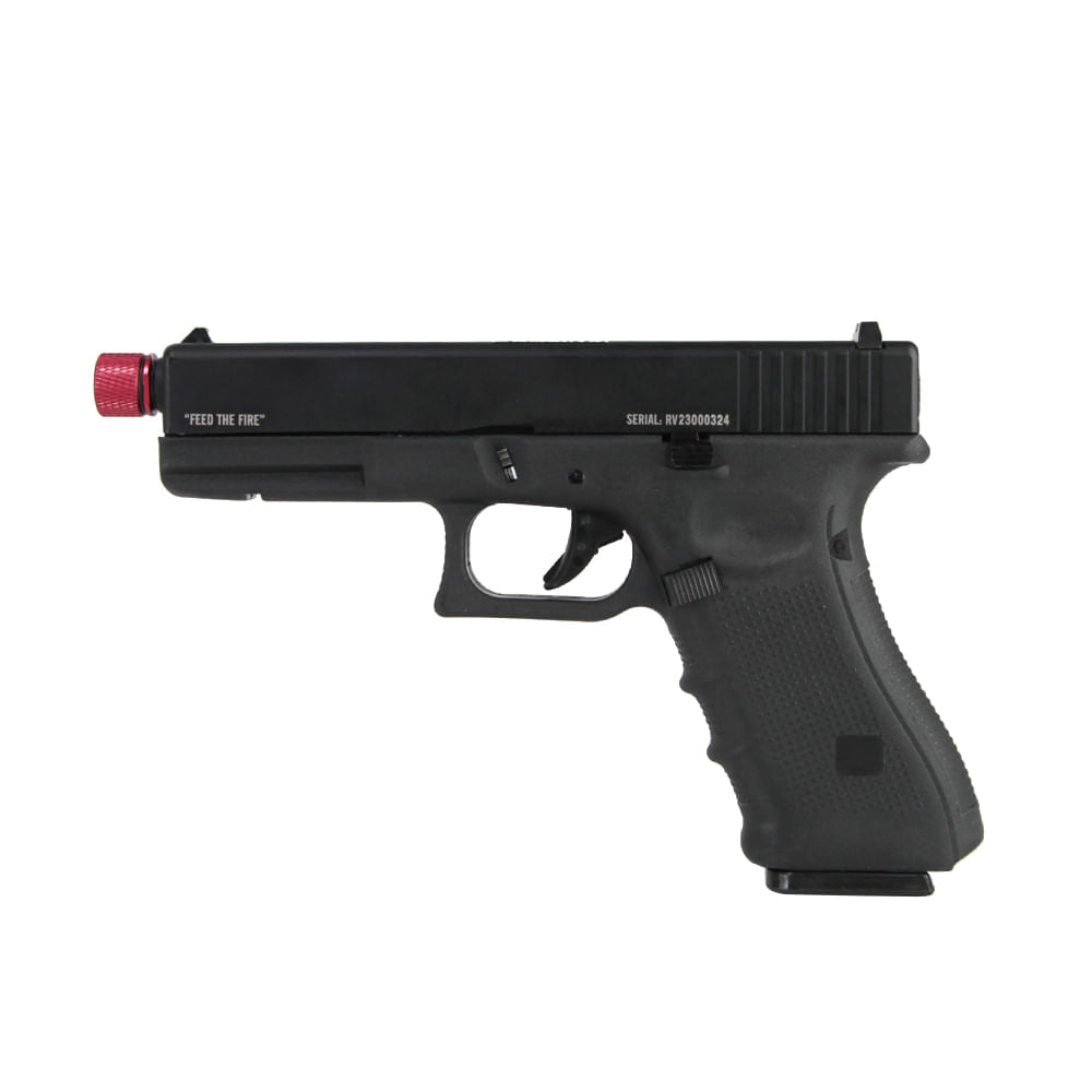 Pistola de airsoft Raven 6mm Green Gás com Blowback TAG