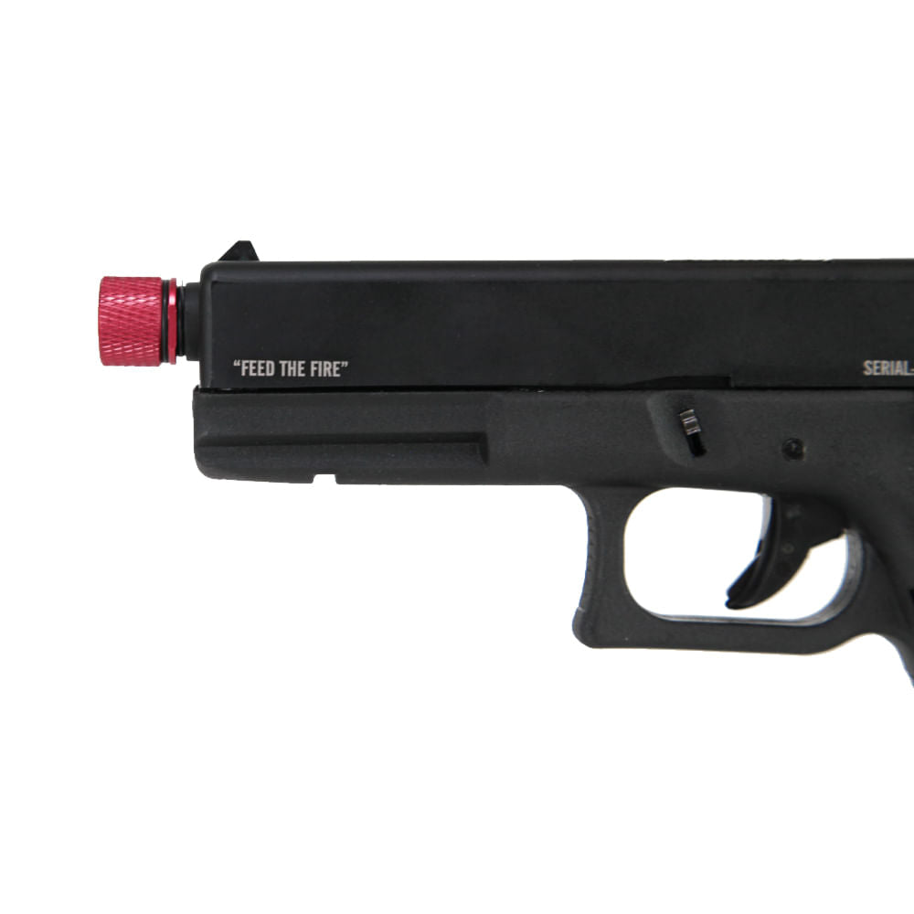 Pistola de airsoft Raven 6mm Green Gás com Blowback TAG