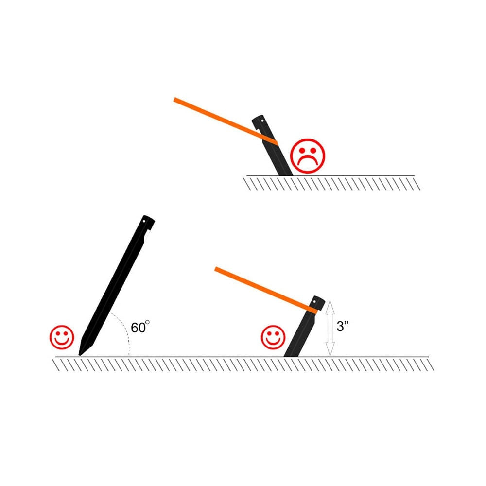 Conjunto Estacas De Alumínio NTK