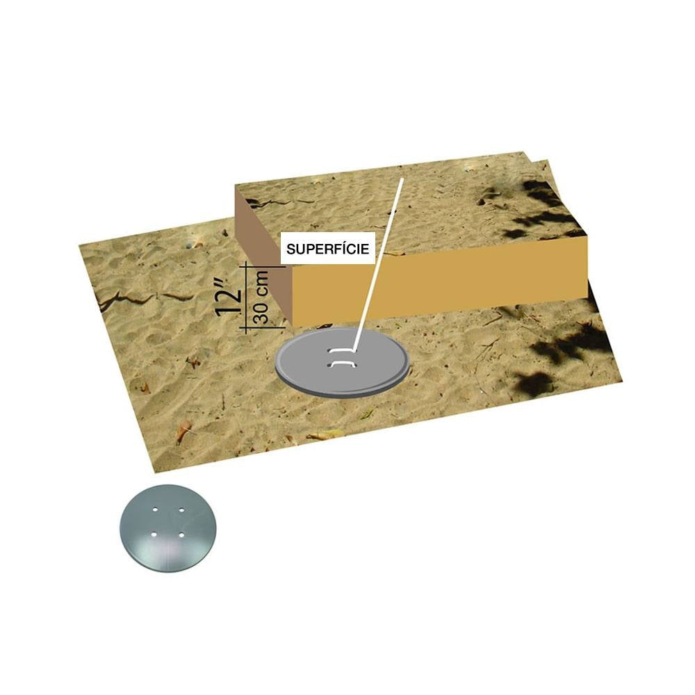 Conjunto de estacas de ferro NTK em aço galvanizado para barracas ou gazebos NTK