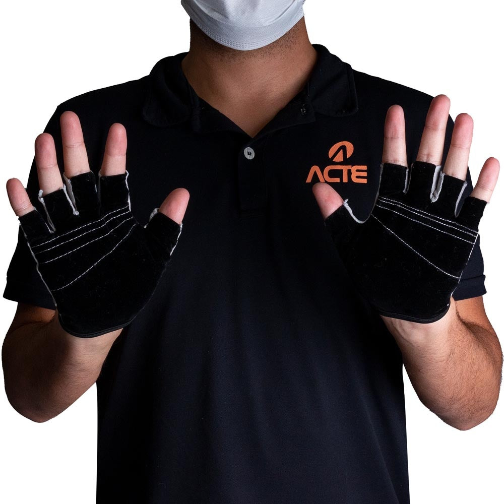 Par de Luvas Para Bike Cinza Tam G A62-G Acte Sports
