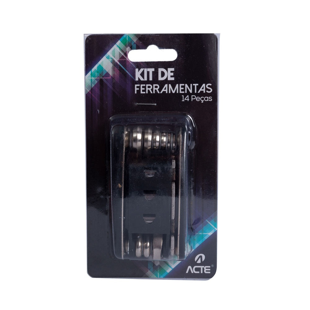 Kit Ferramentas Para Bike Preto A76 Acte Sports