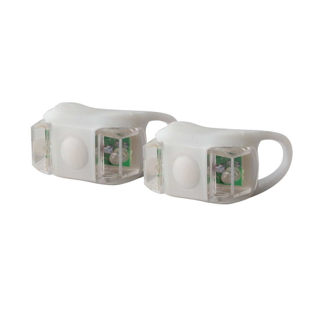 Kit Farol e Lanterna em Silicone Branco A85-B Acte Sports