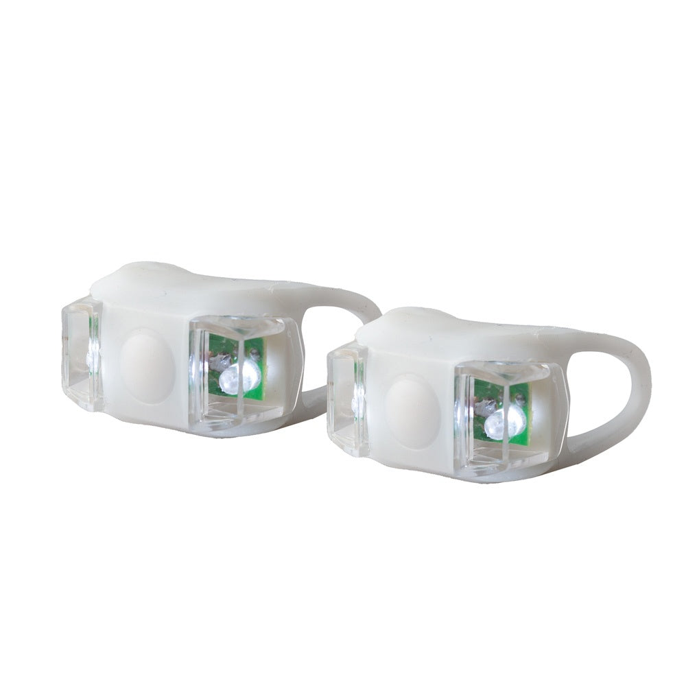 Kit Farol e Lanterna em Silicone Branco A85-B Acte Sports