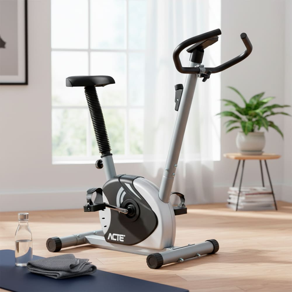 Bicicleta Ergométrica ACTE BEG1 Treino Confortável e Monitoramento Digital