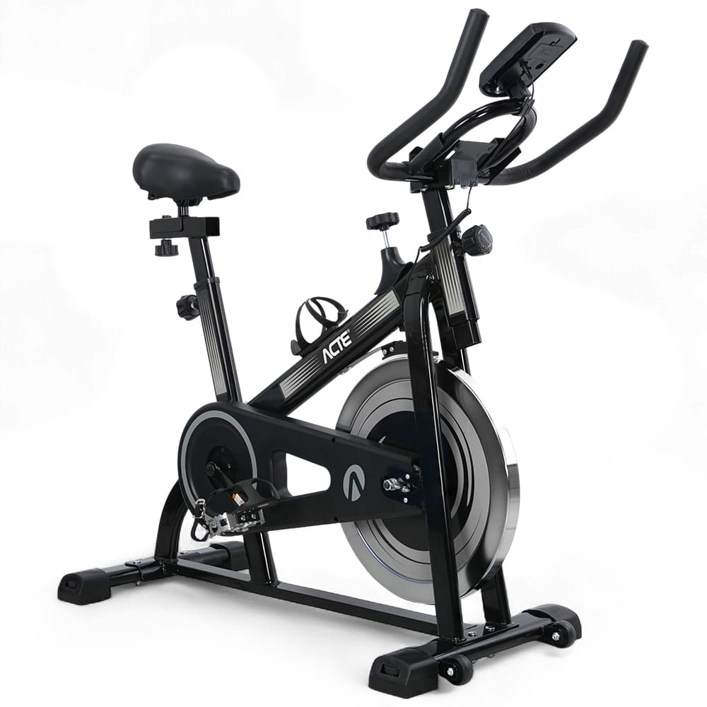 Bicicleta de Spinning BSP10 Silenciosa com Roda de Inércia 10kg e Display Digital