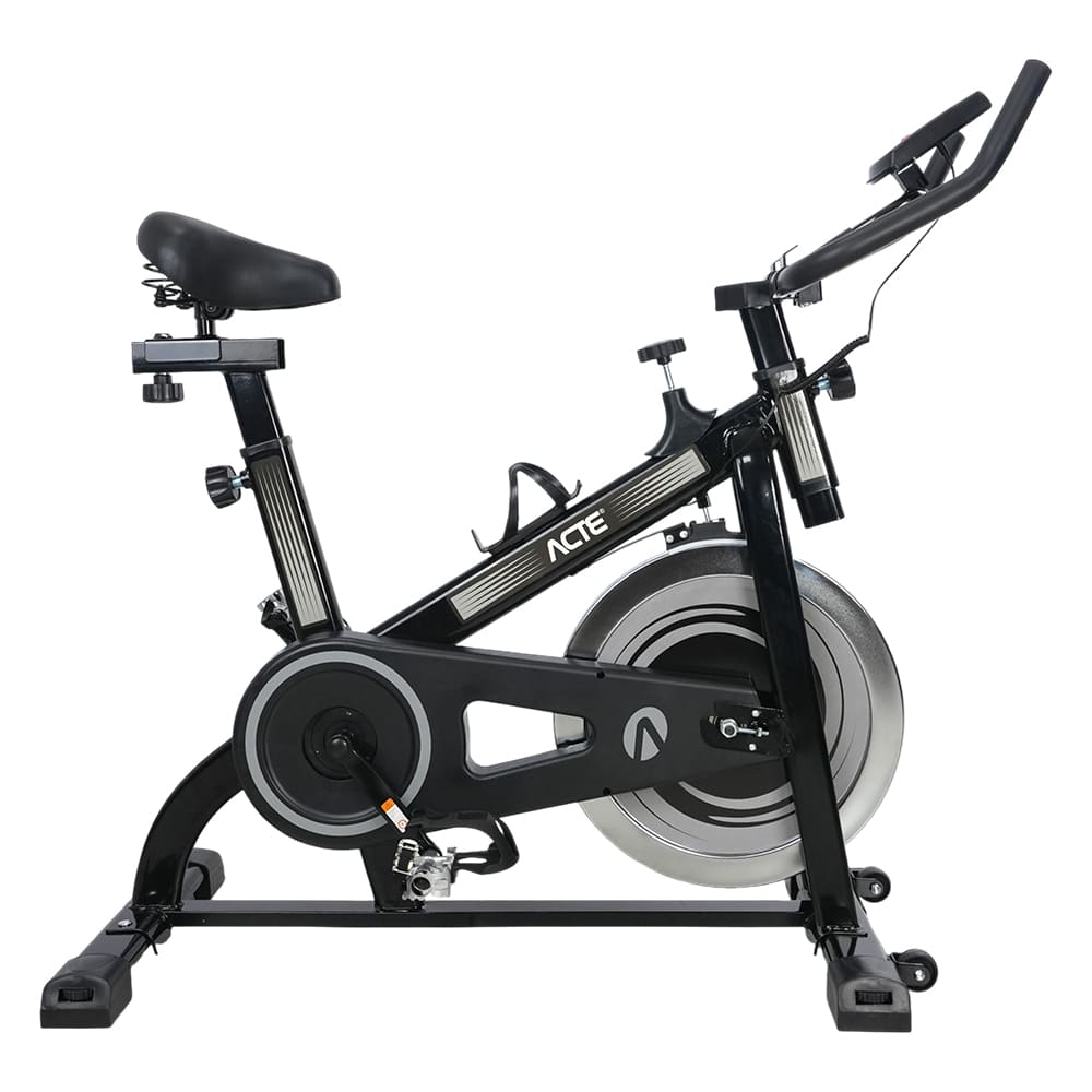 Bicicleta de Spinning BSP10 Silenciosa com Roda de Inércia 10kg e Display Digital