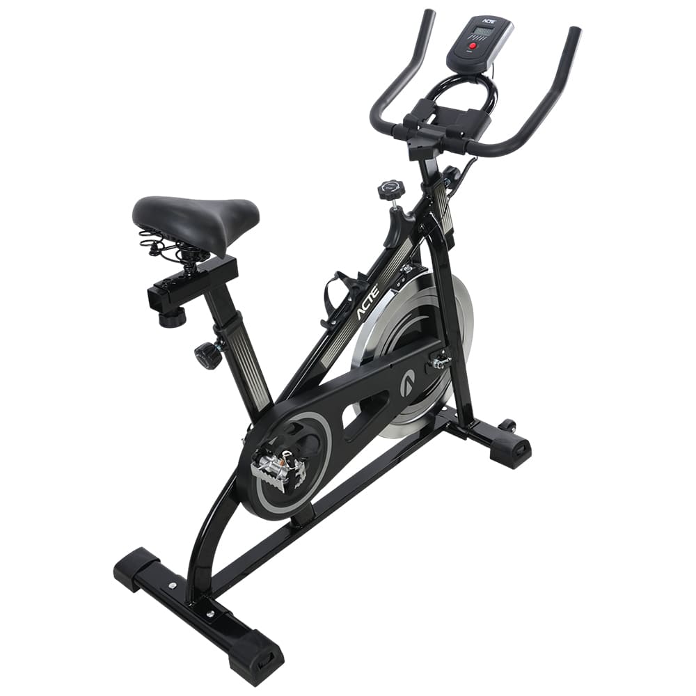 Bicicleta de Spinning BSP10 Silenciosa com Roda de Inércia 10kg e Display Digital