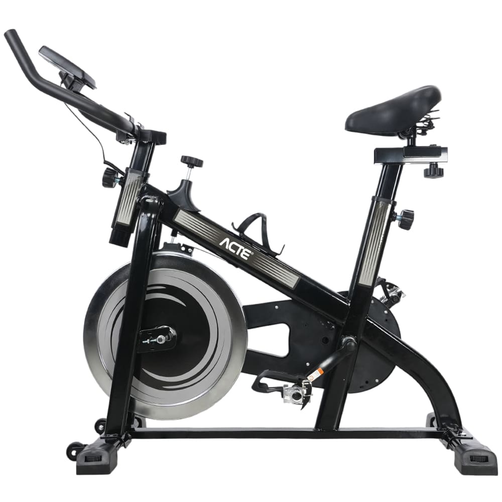 Bicicleta de Spinning BSP10 Silenciosa com Roda de Inércia 10kg e Display Digital