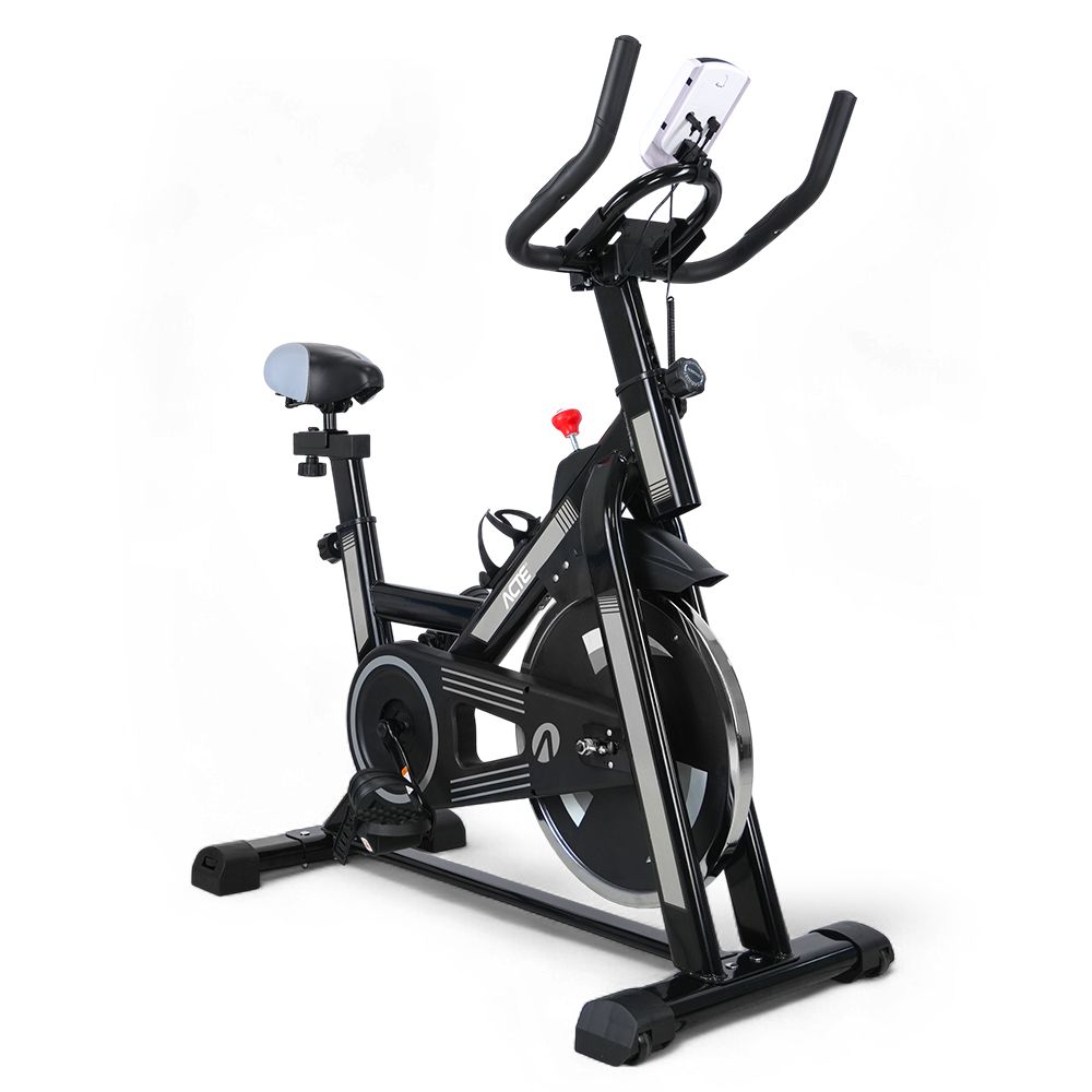 Bicicleta de Spinning ACTE BSP13 com Roda de Inércia 13kg Silenciosa e Ajustável
