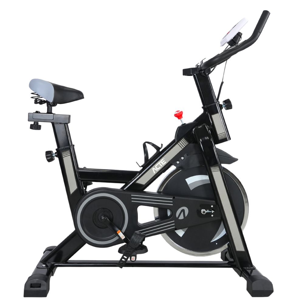 Bicicleta de Spinning ACTE BSP13 com Roda de Inércia 13kg Silenciosa e Ajustável
