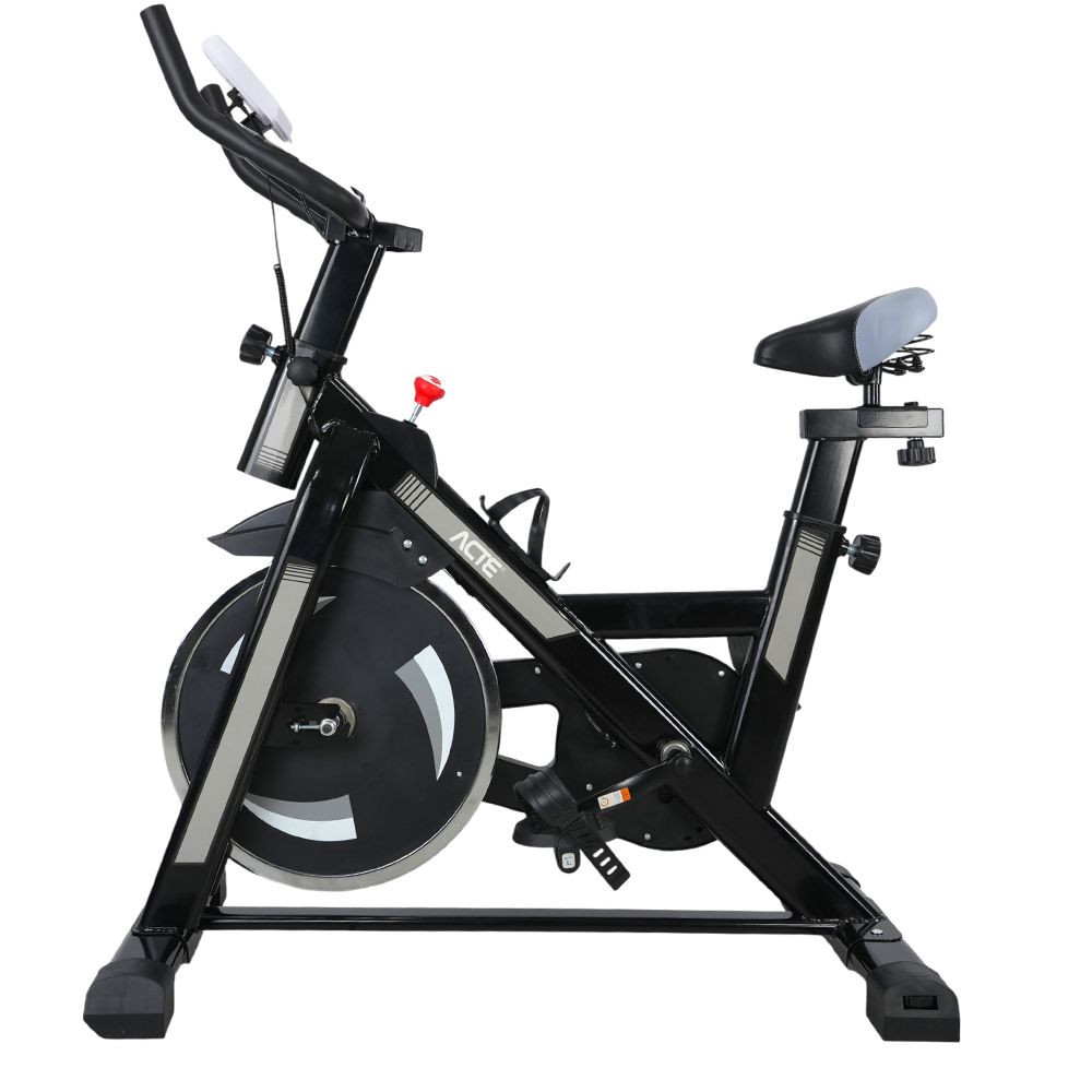 Bicicleta de Spinning ACTE BSP13 com Roda de Inércia 13kg Silenciosa e Ajustável