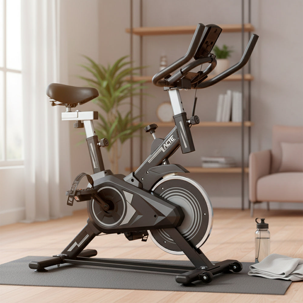 Bicicleta de Spinning ACTE BSP4 – Treino Intenso com Roda de Inércia de 4Kg