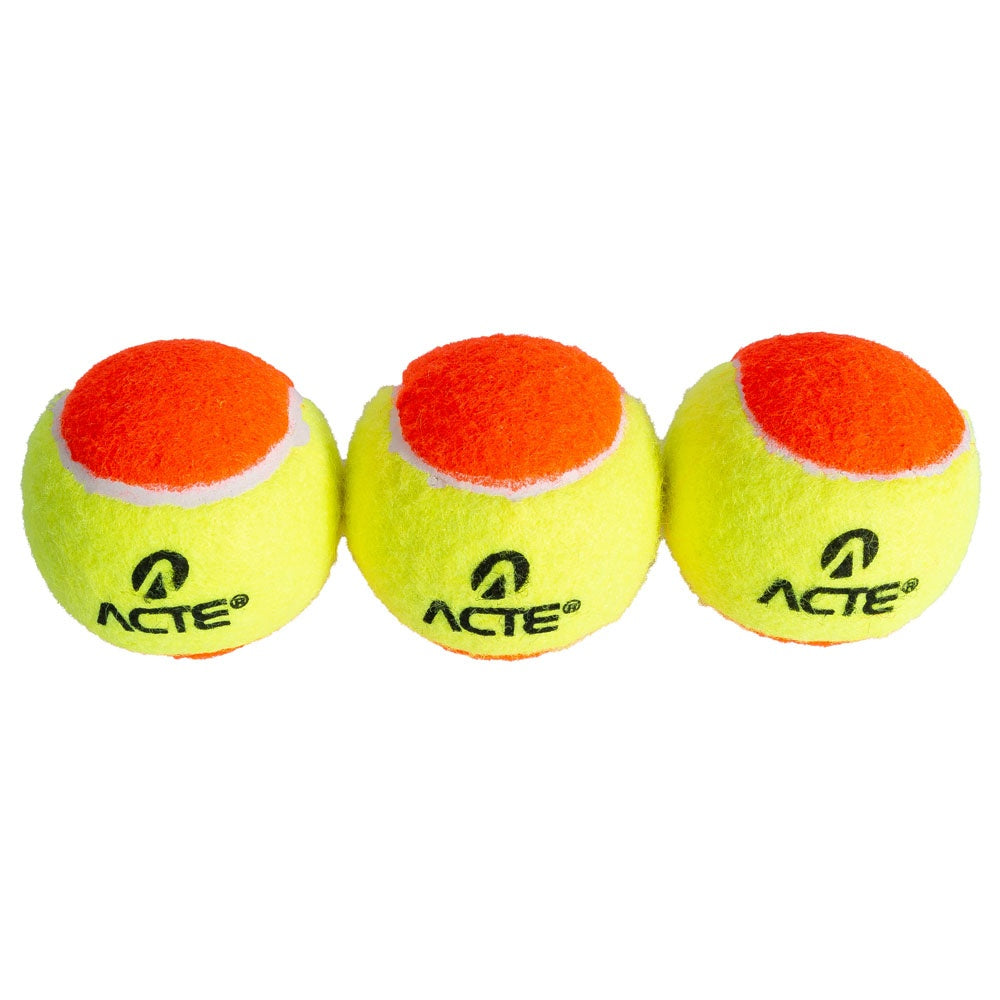 Kit Com 3 Bolas Para Beach Tennis Stage 2 ITF Acte Sports