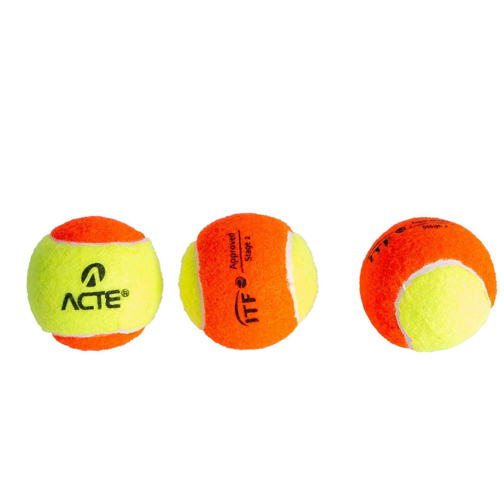 Kit Com 3 Bolas Para Beach Tennis Stage 2 ITF Acte Sports