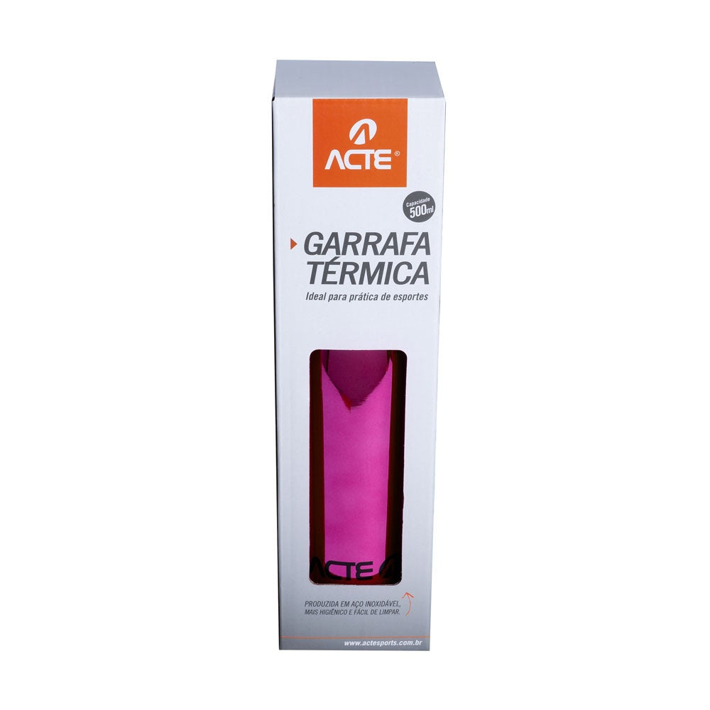 Garrafa Termica Rosa 500ml C38 Acte Sports