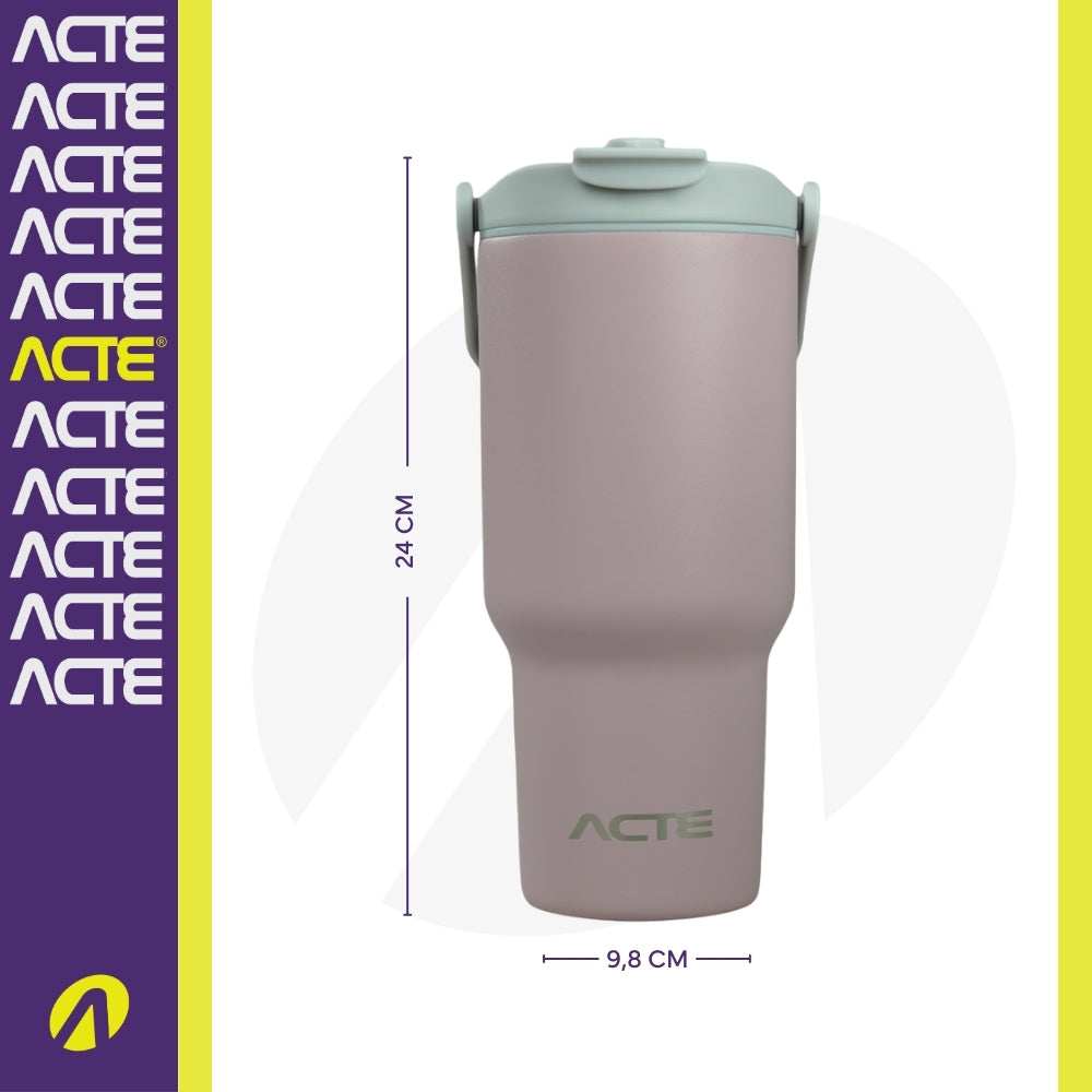Garrafa Térmica 900ml Hydra C51 Acte Sports - Rosa