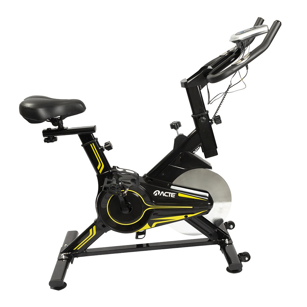 Bicicleta Spinning Amarela E16 Acte Sports