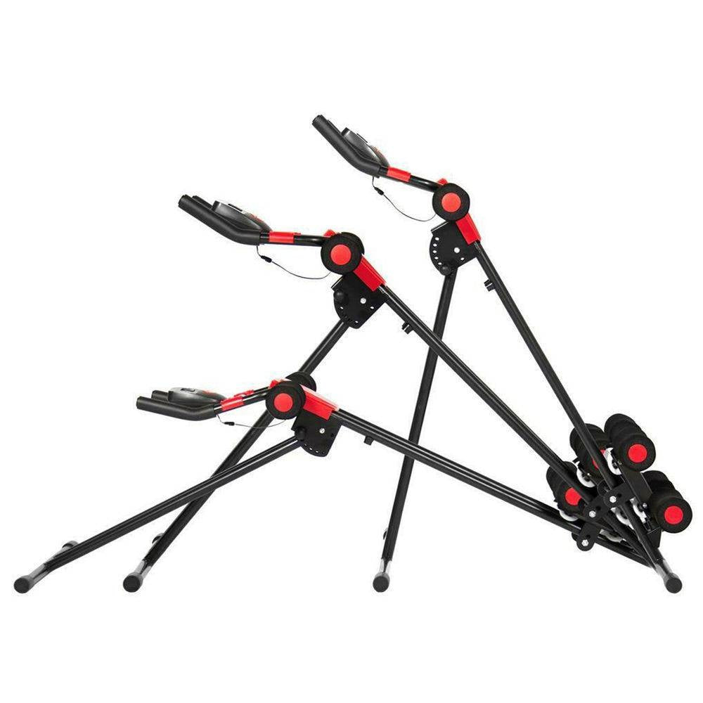 Aparelho Abdominal Fitness Core, 4 Níveis De Intensidade, Monitor Multifunções, Preto E Vermelho, E20, Acte Sports
