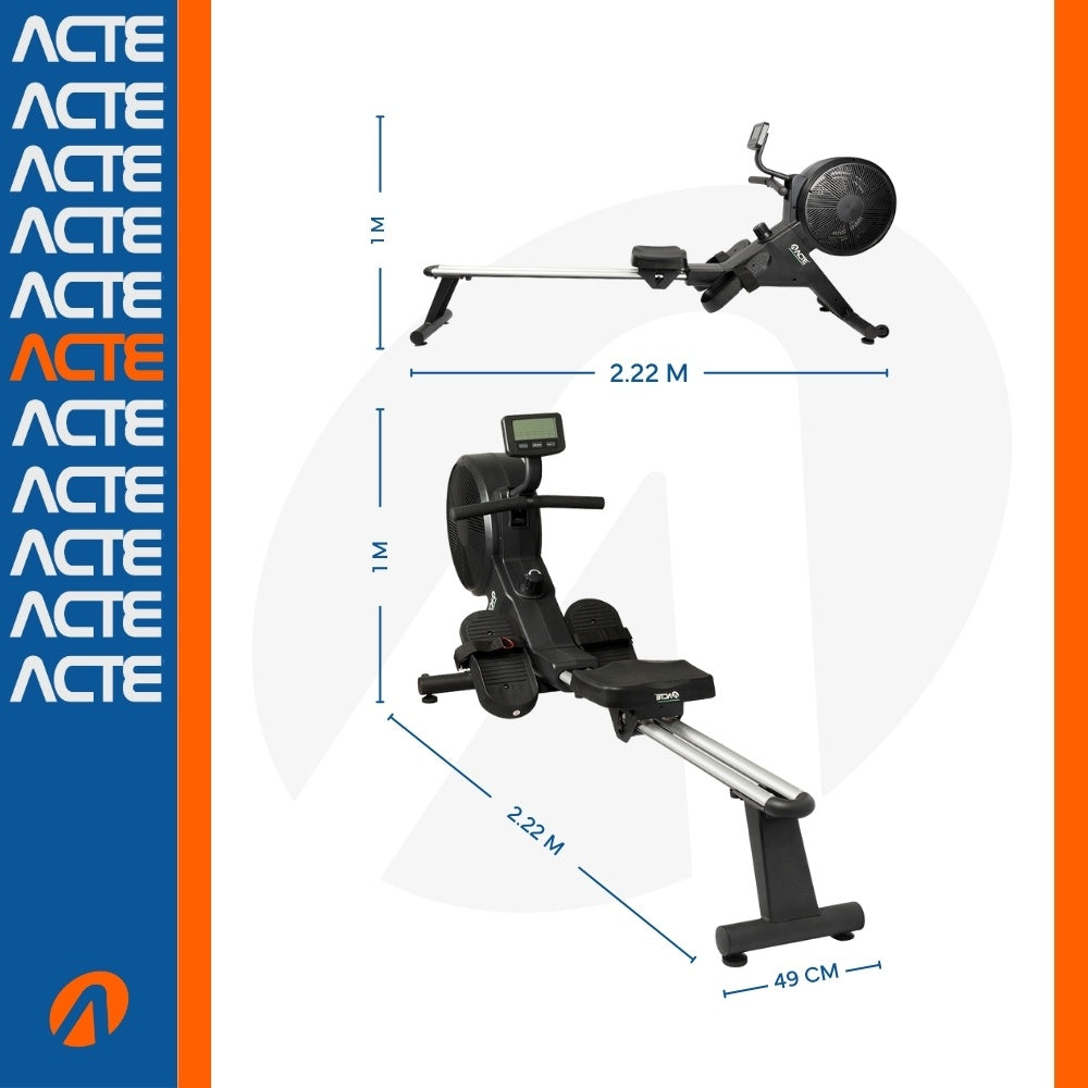 Simulador Remo Magnético E24 Preto Acte